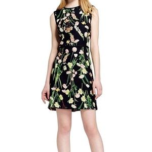 Victoria Beckham for Target floral satin dress